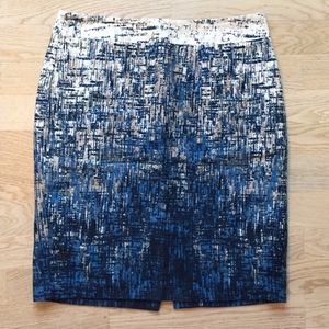 Ann Taylor Patterned #2 Pencil Skirt | Sz 8